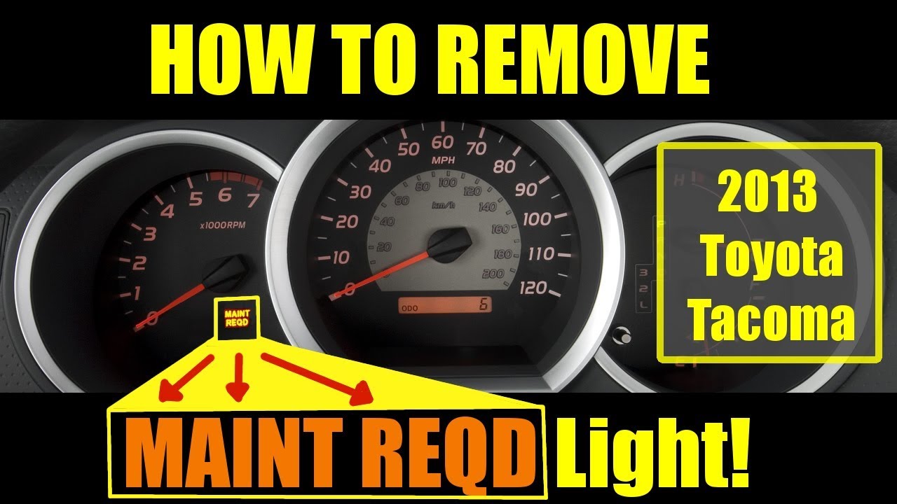 StepbyStep Guide How to Reset the Maintenance Light on a Toyota